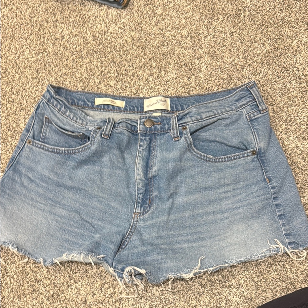 Universal Thread Light Blue Denim 90s Cutoff Shorts
